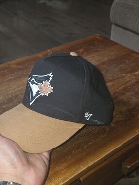 '47 "Hitch Edition" Black and Tan Two-Tone Baseball Cap with Embroidered Logo